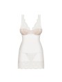 853-CHE-2 chemise & thong white