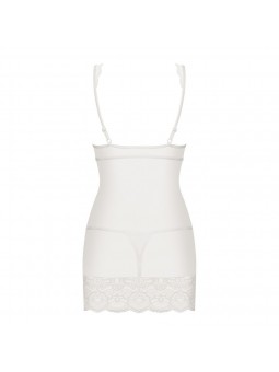 853-CHE-2 chemise & thong white