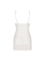 853-CHE-2 chemise & thong white