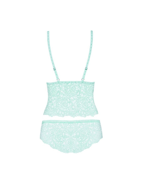 Delicanta top & panties turquoise