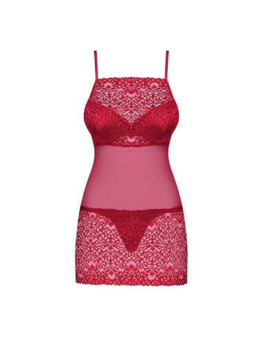 Lividia chemise & thong red