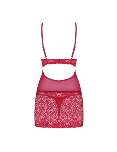 Lividia chemise & thong red