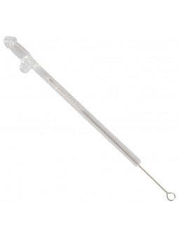 Glass Drinking Straw Willy x 4