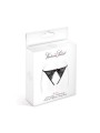 STRING SANDRA OUVERT EN DENTELLE NOIR