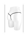 STRING SANDRA OUVERT EN DENTELLE NOIR