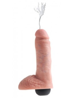 Squirting Cock with Balls 8"