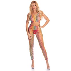 ROY G. BIV 2PC BODYSTOCKING RAINBOW