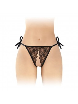 String noir ouvert à nouer Stella Fashio