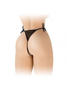 String noir ouvert à nouer Stella Fashio