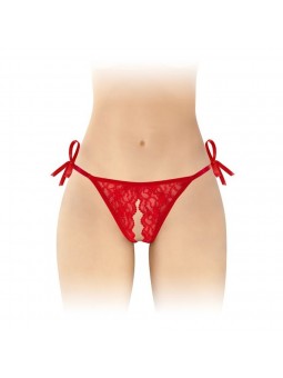 String rouge ouvert à nouer Stella Fashi