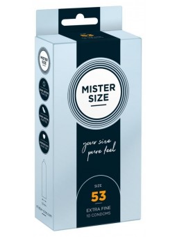 Mister Size 53mm pack of 10