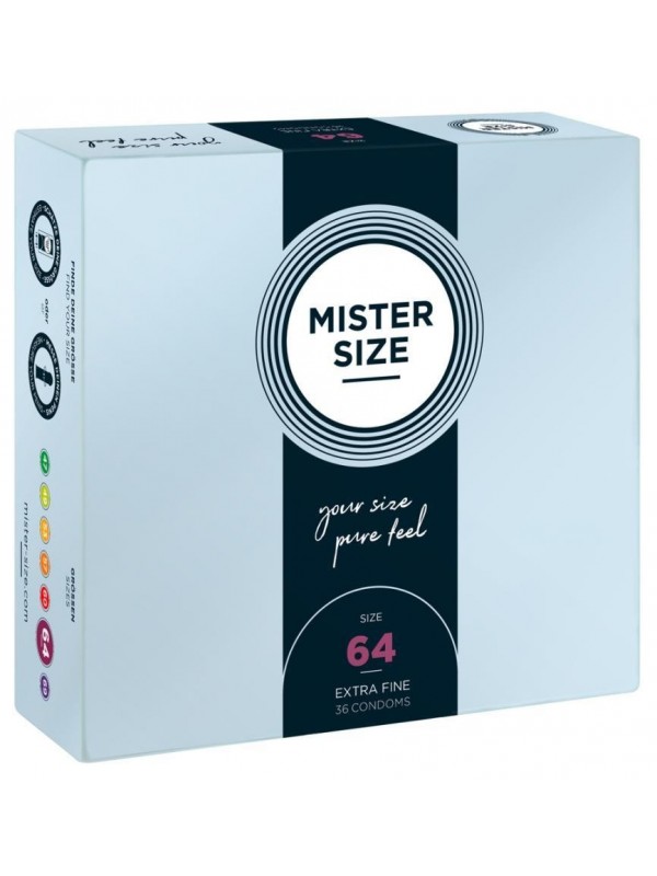 Mister Size 64mm pack of 36