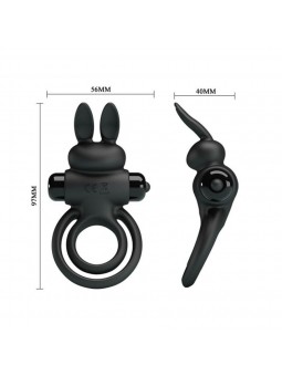 Pretty Love Vibrant Penis Ring III Black