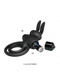 Pretty Love Vibrant Penis Ring III Black