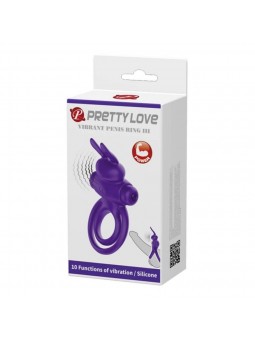 Pretty Love Vibrant Penis Ring III Purpe