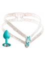 Crotchless Secret Gem S-L Turq