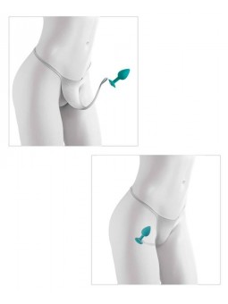 Crotchless Secret Gem S-L Turq