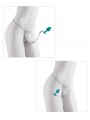 Crotchless Secret Gem S-L Turq