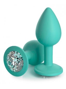 Crotchless Secret Gem S-L Turq