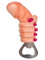 Metal Bottle Opener Willy + Hand