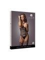 Strappy suspender bodystocking-Black-O/S
