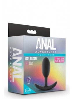 ANAL ADVENTURES PLATINUM VIBRA SLIM PLUG
