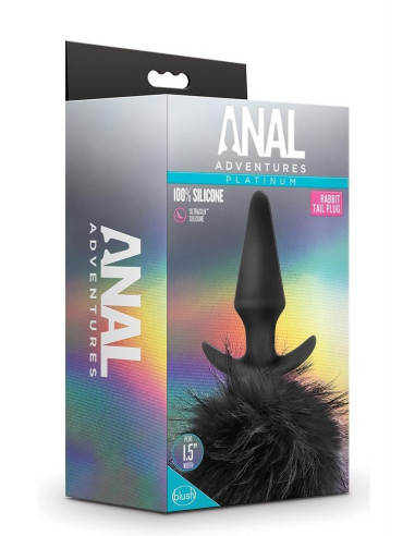 ANAL ADVENTURES PLATINUM RABBIT TAIL PLU