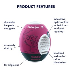SATISFYER MASTURBATOR EGG BUBBLE 2