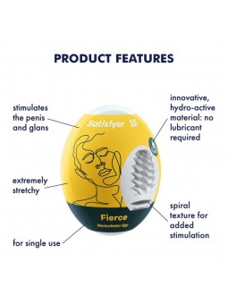 SATISFYER MASTURBATOR EGG FIERCE