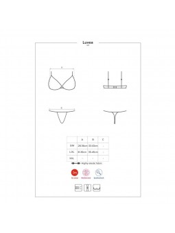 Luvae 2 pcs set black