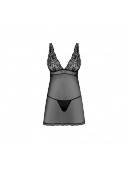 Sweetia babydoll & thong black