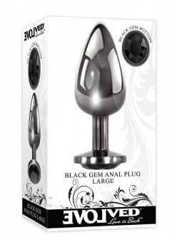 EVOLVED BLACK GEM ANAL PLUG LARGE