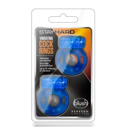 STAY HARD VIBRATING COCK RINGS 2PACK