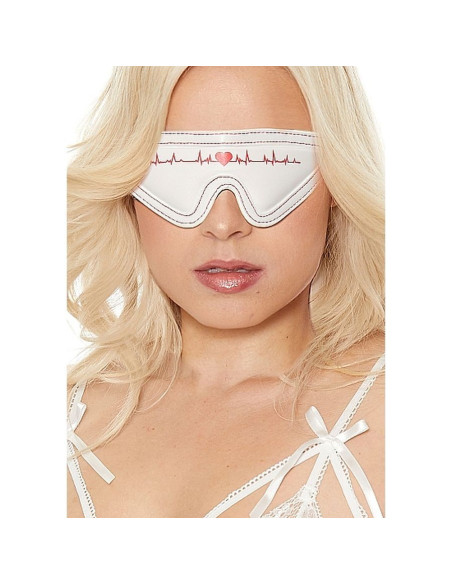 Eye-Mask - Nurse Theme - White