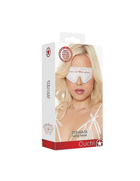 Eye-Mask - Nurse Theme - White