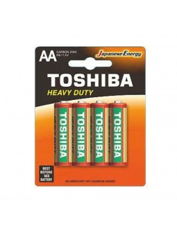 Batterie 1.5V AA Size 4 pezzi TOSHIBA