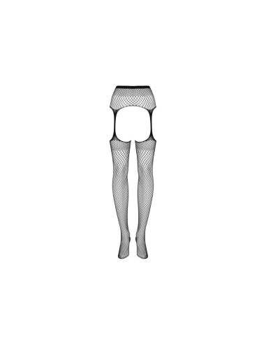 Garter stockings S815 black