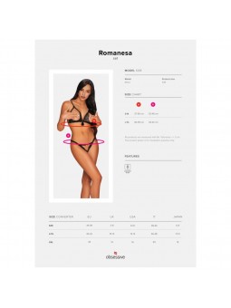 Romanesa cupless set black