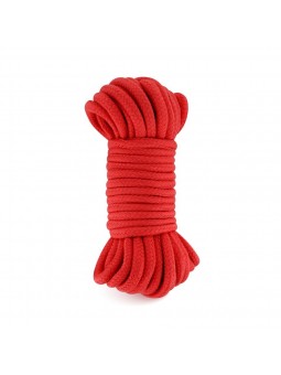 Corda bondage shibari rosso 10 metri