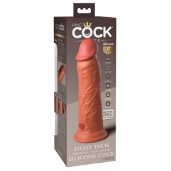 KCE 8 DD Vibrating Cock Tan 2