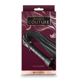 BONDAGE COUTURE FLOGGER BLACK