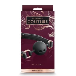 BONDAGE COUTURE BALL GAG  BLACK