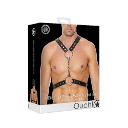 Men's Harness With Metal Bit - One Size 2