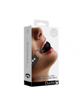 Breathable Ball Gag - with Diamond Stud