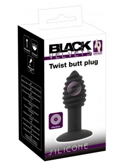 Black Velvets Twist butt plug