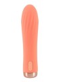 Peachy Mini Ribbed Vibrator