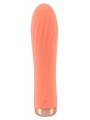 Peachy Mini Ribbed Vibrator
