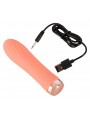 Peachy Mini Ribbed Vibrator