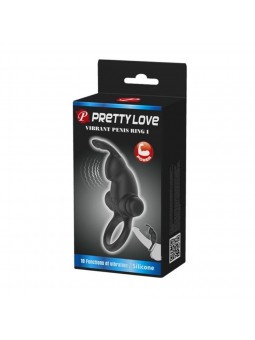 Pretty Love Vibrant Penis Ring 1 Black