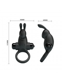 Pretty Love Vibrant Penis Ring 1 Black